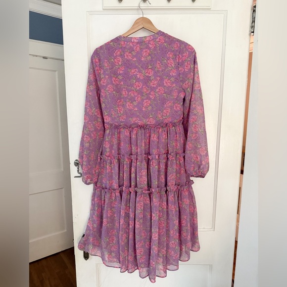 Ivy City Co. Lydia Dress in Pink Floral Size Small - Picture 2 of 3